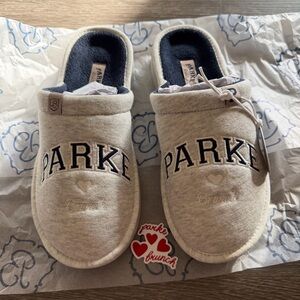 Parke Brunch slippers W7 NWT